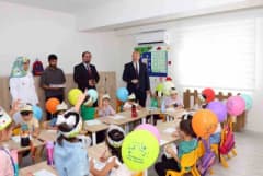 Adıyaman'da 4-6 yaş grubu minik öğrencilerin Kur’an kursu eğitiminden görüntü