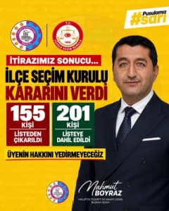Mahmut Boyraz MTSO başkan adaylığı için projelerini açıklarken