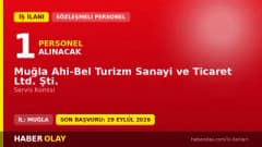 Muğla Ahi-Bel Turizm Sanayi ve Ticaret Ltd. Şti. servis komisi personel alımı ilanı