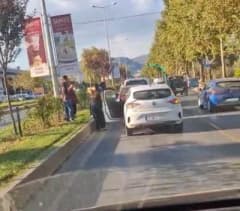 Muğla Menteşe’de 3 aracın karıştığı zincirleme trafik kazasında hasar gören araçlar