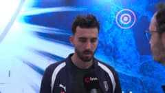 Başakşehir kalecisi Muhammed Şengezer maç sonrası açıklama yapıyor