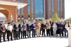 Denizli'de Mukaddes Emanetler Sergisi açılış töreninden bir kare
