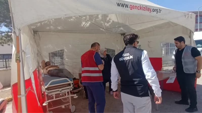 Van’ın Muradiye Devlet Hastanesi’nde muhtemel Afet ve Acil durumlara yönelik hazırlıkların güçlendirilmesi amacıyla düze