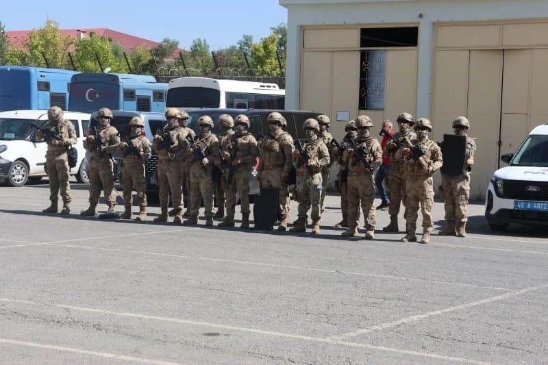 Muş e Tipi Kapalı Ceza İnfaz Kurumunda, olası olağanüstü durumlara karşı gerçeğe uygun şekilde "Olağanüstü Hal Planlı Ta