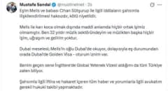 Mustafa Sandal sosyal medya açıklaması yaparken