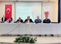 Mut ilçesinde Anadolu İmam Hatip Lisesi’nde düzenlenen okul güvenliği ve koordinasyon toplantısı