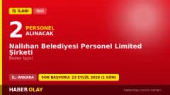 Nallıhan Belediyesi Personel Ltd. Şti. 2 geçici beden işçisi alımı ilanı