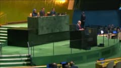 Netanyahu BM Genel Kurulu’nda konuşma yaparken protestolar yaşandı