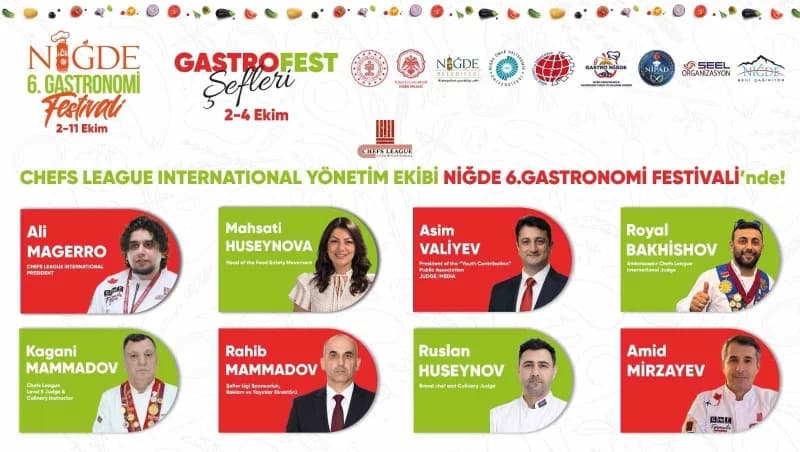 Niğde Gastronomi Festivali alanında hazırlıklar ve sahne kurulumu