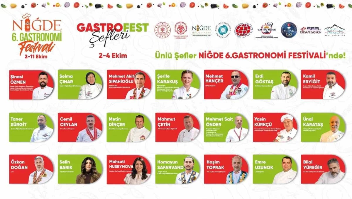 6. Gastronomi Festivali için geri sayım başladı