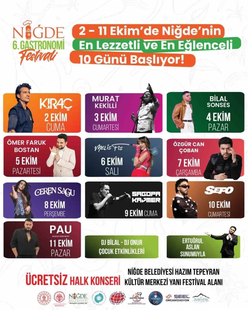 6. Gastronomi Festivali için geri sayım başladı