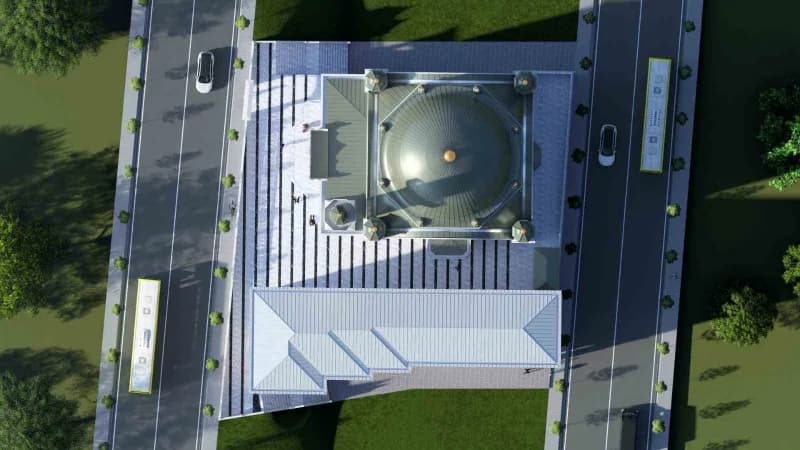 Kağıthane'de riskli yapı tespiti nedeniyle yeniden yapılmasına karar verilen Nurtepe Merkez Camii'nin temel atma töreni