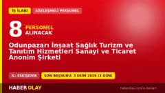 Odunpazarı İnşaat Sağlık Turizm ve Tanıtım Hizmetleri A.Ş. 8 Hasta ve Yaşlı Bakım Elemanı alımı ilanı