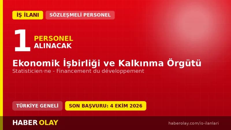 OECD merkezi önünde duran çalışanlar ve uluslararası kalkınma finansmanı istatistik raporlarını inceleyen uzmanlar