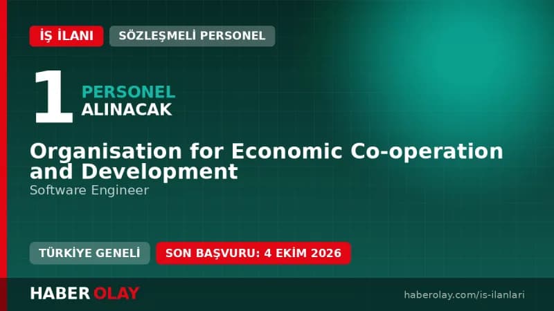 OECD Nükleer Enerji Ajansı yazılım mühendisi alımı başvuru detayları ve şartları