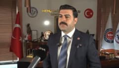 Osman Kaya, Devlet Memurları Konfederasyonu Genel Başkanı, okul güvenliği ve çocuk koruma eylem planı açıklaması yapıyor