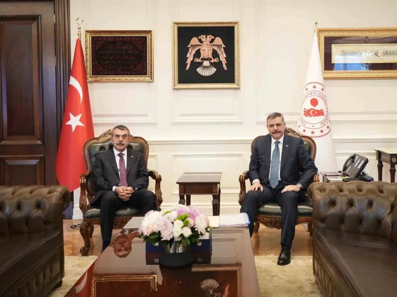 Milli Eğitim Bakanı Yusuf Tekin ve İçişleri Bakanı Mustafa Çiftçi