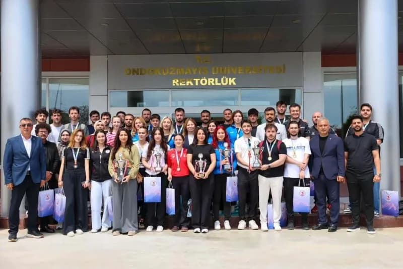 Ondokuz Mayıs Üniversitesi (OMÜ) öğrencileri, 2025-2026 eğitim-öğretim yılında Türkiye Üniversite Sporları Federasyonu (