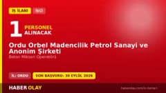 Ordu Orbel Madencilik Beton Mikseri Operatörü iş ilanı başvuru detayları