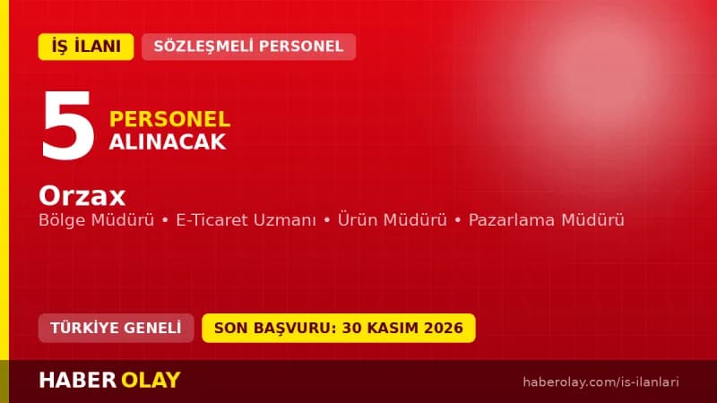 Orzax Özbekistan operasyonları için personel alımı ve iş ilanı duyurusu
