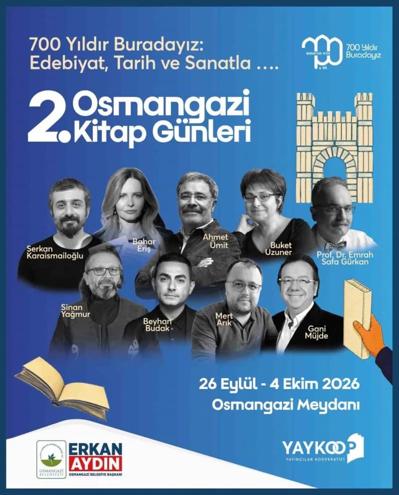 Osmangazi Belediyesi, Bursa’nın fethinin 700. Yılı dolayısıyla kentin tarihsel ve kültürel birikimini sanat ve edebiyatl