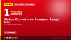 Otokar Otomotiv ve Savunma Sanayi A.Ş. Giriş Kalite Mühendisi personel alımı ilanı