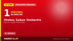 Otokoç Gebze Stellantis Yatırım İnşaat Mühendisi personel alımı ilanı