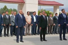 Patnos’ta İlköğretim Haftası kutlama töreninde öğrenciler ve protokol üyeleri
