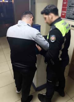 Pendik'te makas atan sürücünün trafik cezası uygulanan aracı