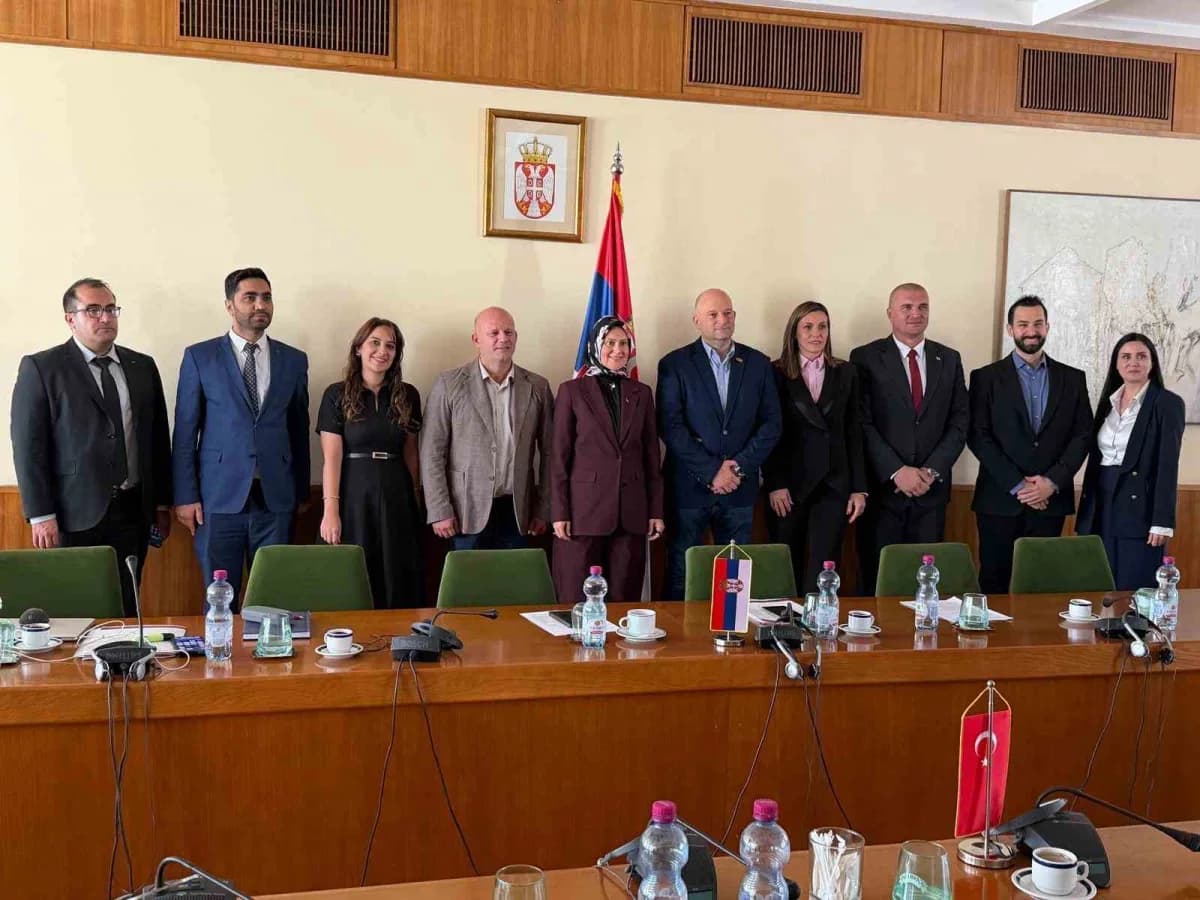 Gençlik ve Spor Bakanlığı heyeti, Belgrad'da çeşitli resmi temaslarda bulundu.