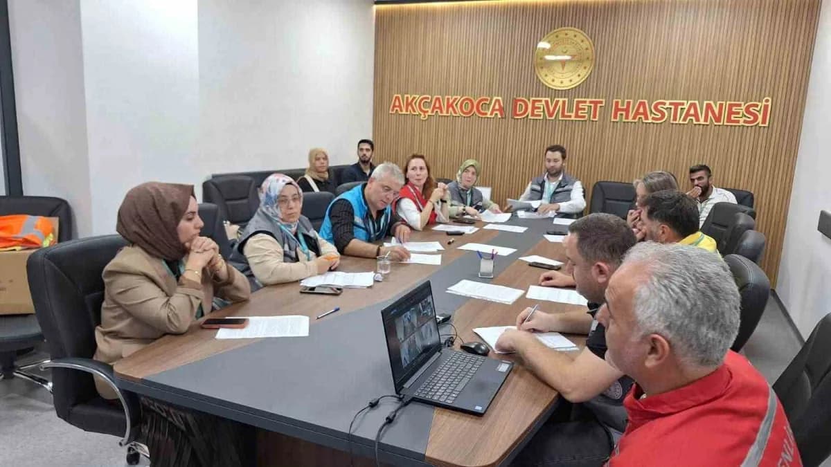 Düzce’nin Akçakoca ilçesi Devlet hastanesinde yaşanabilecek rehine olaylarına karşı personelin farkındalığını artırmak v