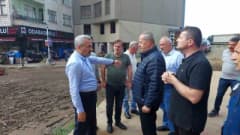 Rize Pazar ilçesinde sağanak yağış sonrası sel ve su baskını nedeniyle oluşan hasar ve çalışmalar