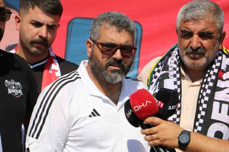 Eyüp Berk Beşiktaş Antipati taraftar Grubu sorumlularından, Diyarbakır’a özellikle sadece maç için gelmediklerini ifade