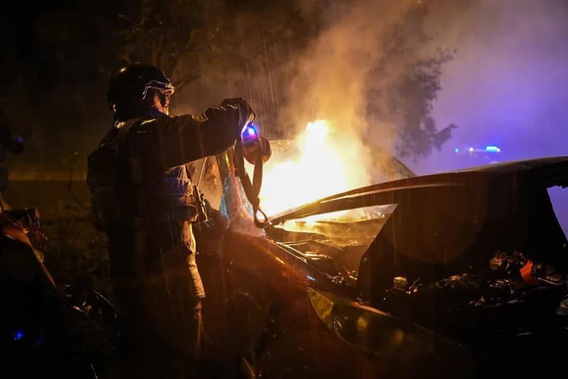 Rus güçlerinin Ukrayna'nın başkenti Kiev'e balistik füze ve insansız Hava araçlarıyla (İHA) düzenlediği saldırıda 2 kişi
