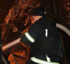 Rusya’nın Ukrayna Dnipropetrovsk bölgesindeki sanayi tesislerine düzenlediği saldırı sonrası hasar görüntüsü