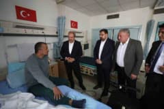 Sağlık-Sen Genel Başkanı Mahmut Faruk Doğan ve heyeti, Ankara Gaziler Fizik Tedavi ve Rehabilitasyon Eğitim ve Araştırma
