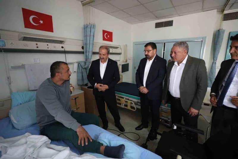 Sağlık-Sen Genel Başkanı Mahmut Faruk Doğan ve heyeti, Ankara Gaziler Fizik Tedavi ve Rehabilitasyon Eğitim ve Araştırma