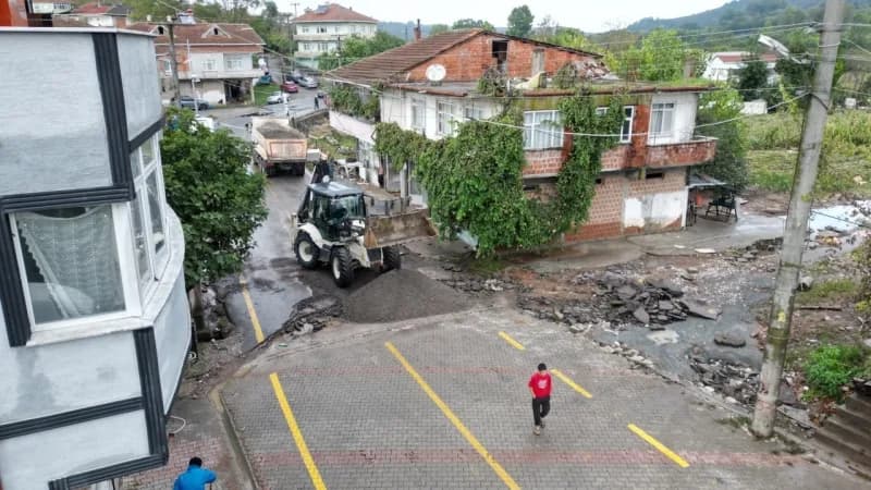 Darıçayırı Mahallesi havadan görüntülendi