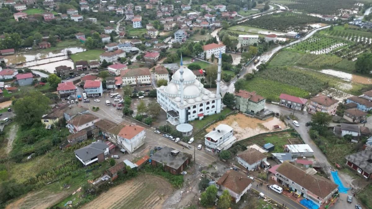 Darıçayırı Mahallesi havadan görüntülendi