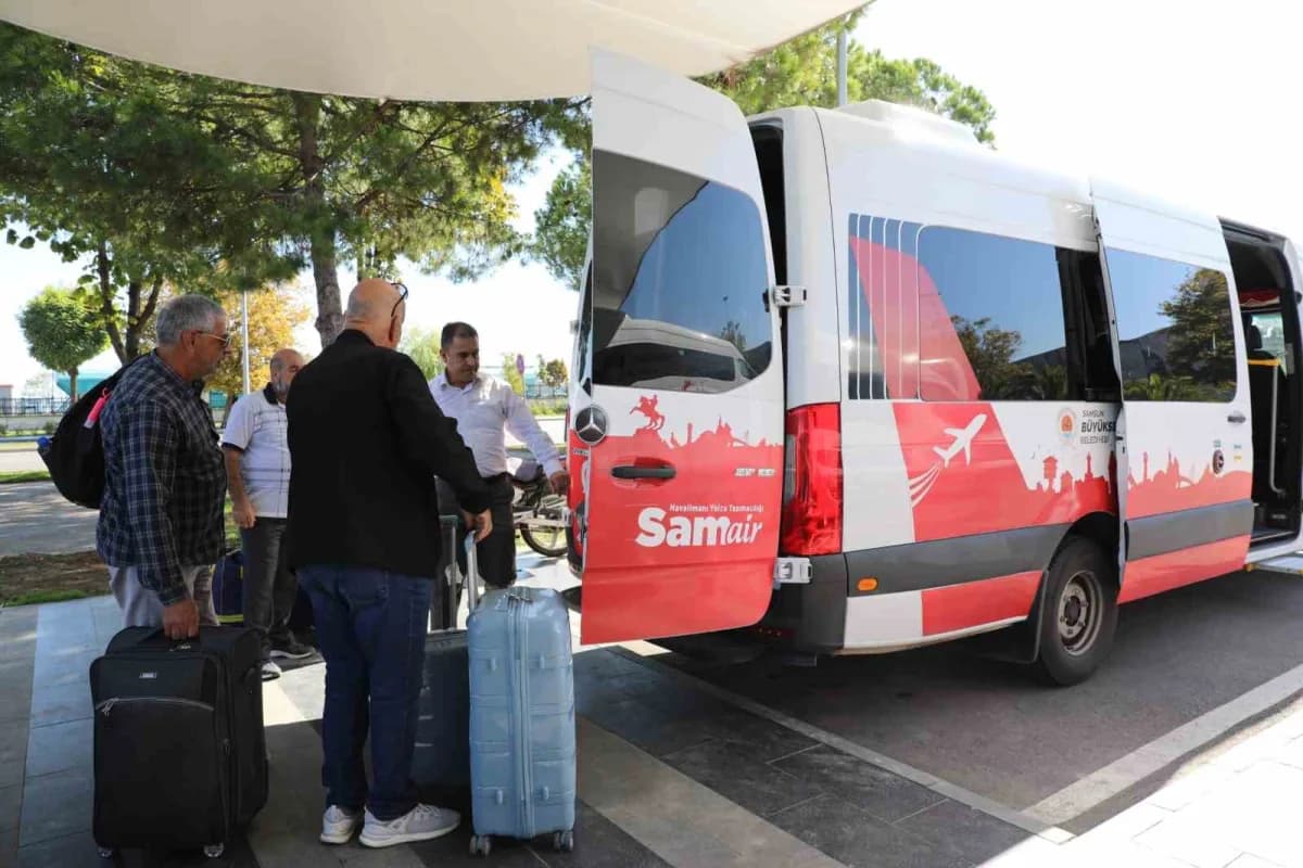 Samsun Büyükşehir Belediyesi (SBB) tarafından hayata geçirilen SAMAIR 2024’ten bu yana yarım milyona yakın yolcunun terc