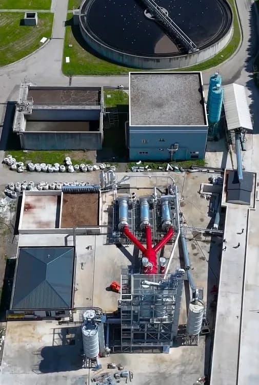 Samsun Büyükşehir Belediyesi Su ve Kanalizasyon İdaresi (SASKİ), tekkeköy ilçesinde yapımı sürdürülen Atık Su Arıtma Çam