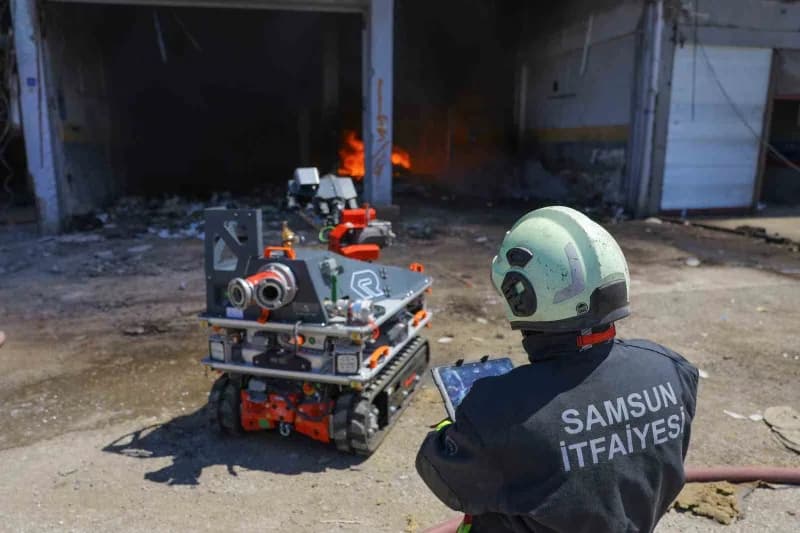 Kuruluşunun 101’inci yılını kutlayan Samsun İtfaiyesi, 2026’nın ilk 9 ayında 2 bin 234 yangın, 3 bin 431 arama-kurtarma