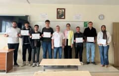 Samsun'da medikal sanayi için düzenlenen CAD ve CAM eğitimi sertifika töreninden bir kare