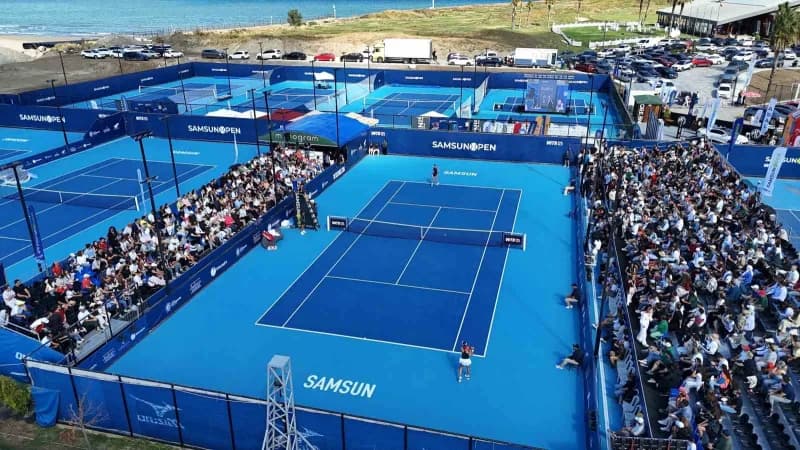 Samsun Büyükşehir Belediyesi ev sahipliğinde düzenlenen “Samsun Open WTA 125”, Tenis dünyasının yıldızlarını Samsun’da b