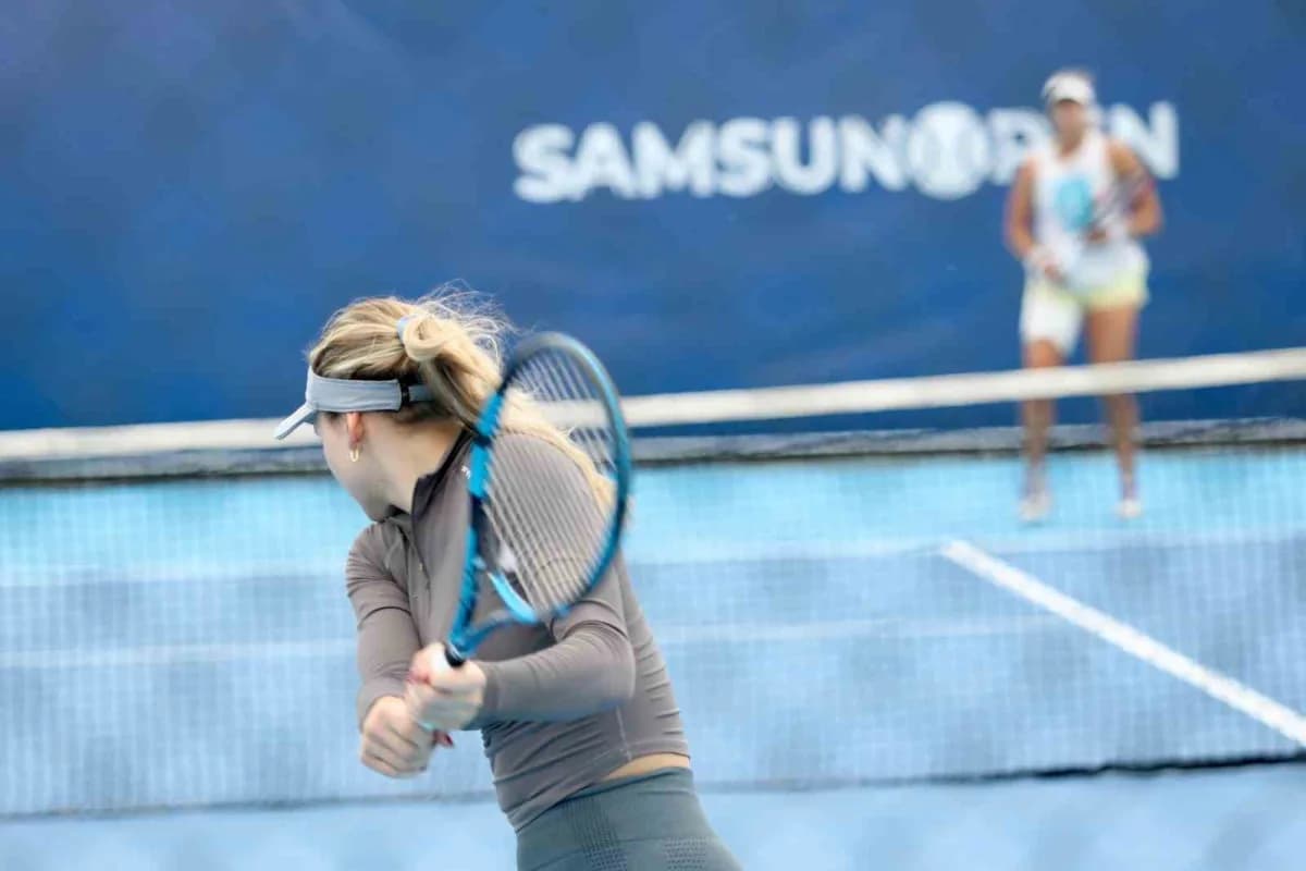 Samsun Büyükşehir Belediyesi ev sahipliğinde düzenlenen “Samsun Open WTA 125”, Tenis dünyasının yıldızlarını Samsun’da b