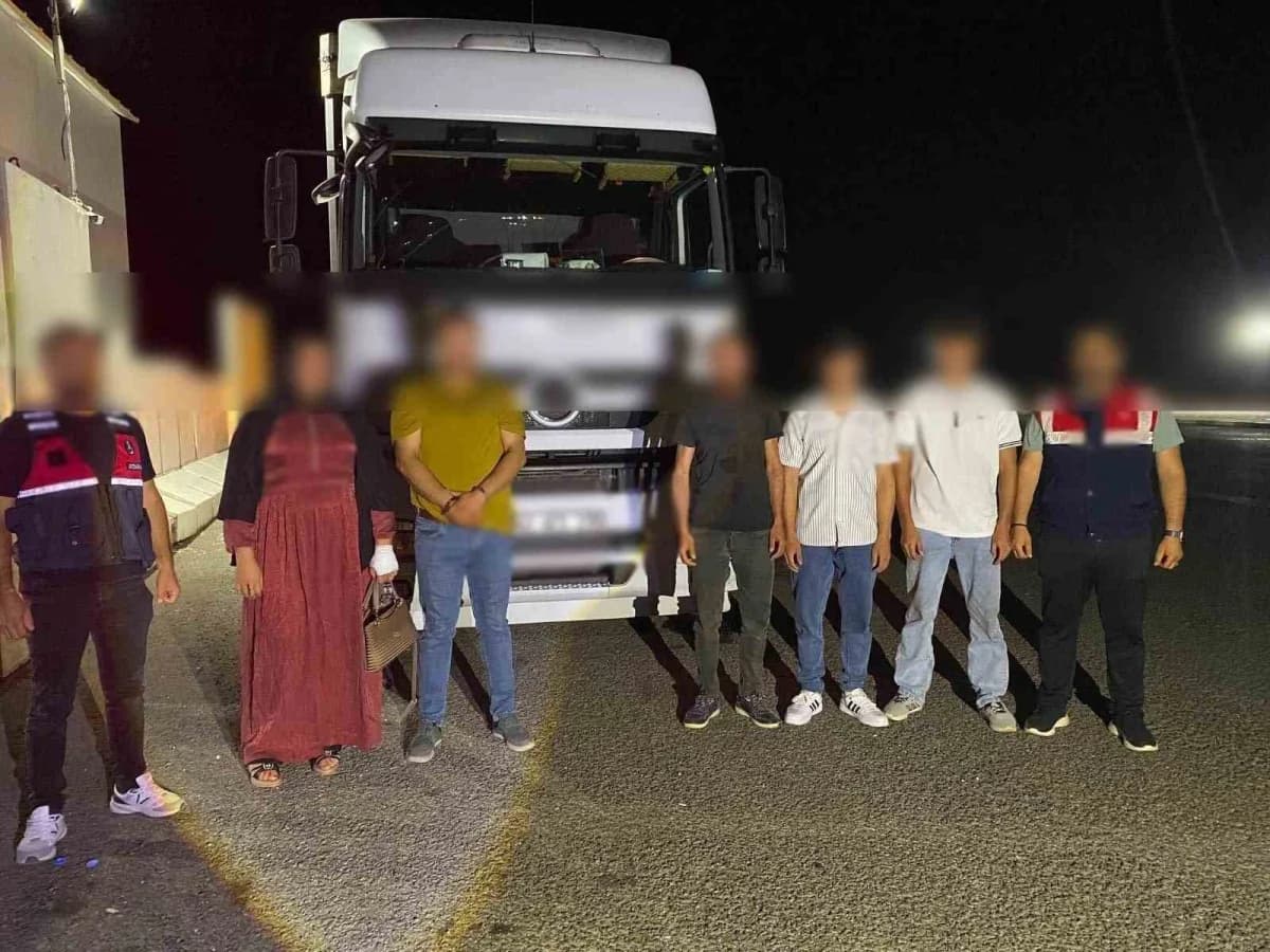 Şanlıurfa'da jandarma ekipleri düzensiz göçmenlere yönelik operasyon düzenliyor