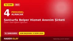 Şanlıurfa Belper Hizmet Anonim Şirketi otizm özel eğitim eğitmeni iş ilanı
