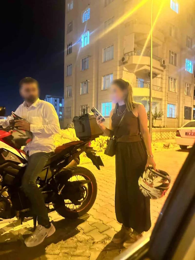 İ.a ve sevgilisinin Ömer Atılgan'ı tehdit ettiği iddia edilen an