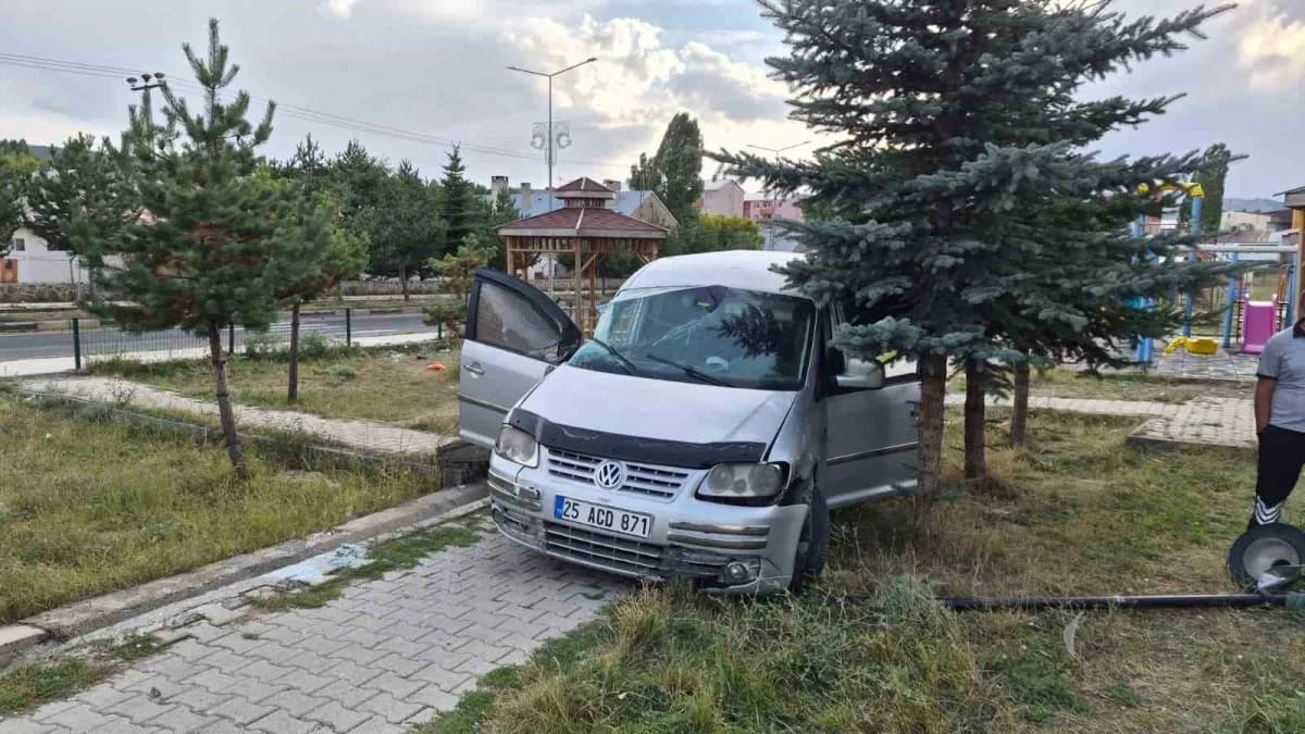 Sarıkamış’ta hafif ticari araç şarampole devrildi: 2 yaralı(Kars-iha)