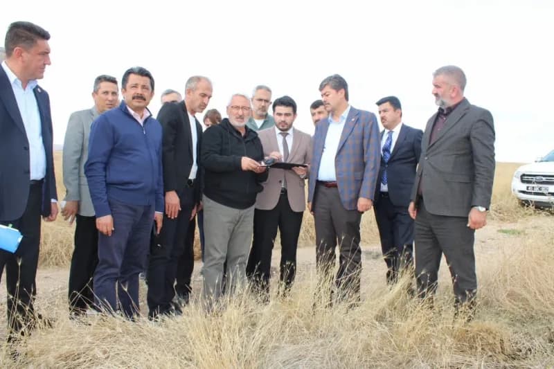 Kırşehir’de savunma sanayii test ve AR-GE merkezi kurulumu için toplantı yapan yetkililer